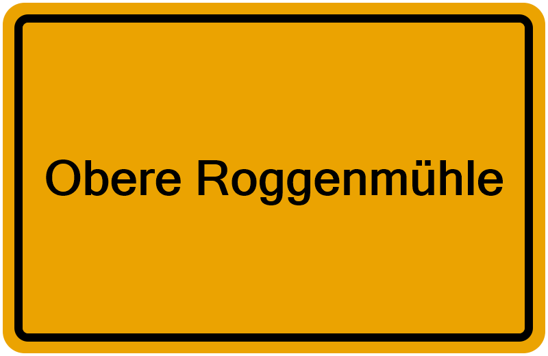 Handelsregisterauszug Obere Roggenmühle